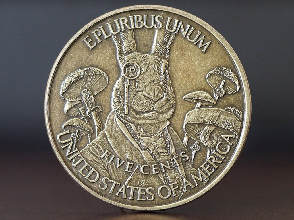 Hobo Coins Series III - White Rabbit