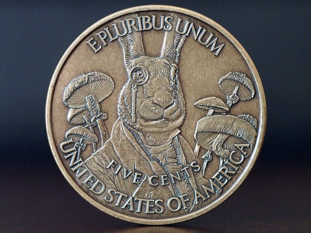 Hobo Coins Series III - White Rabbit