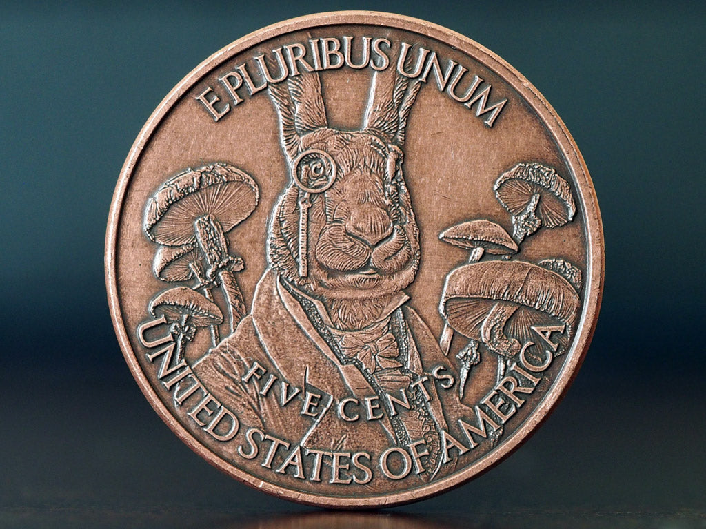 Hobo Coins Series III - White Rabbit