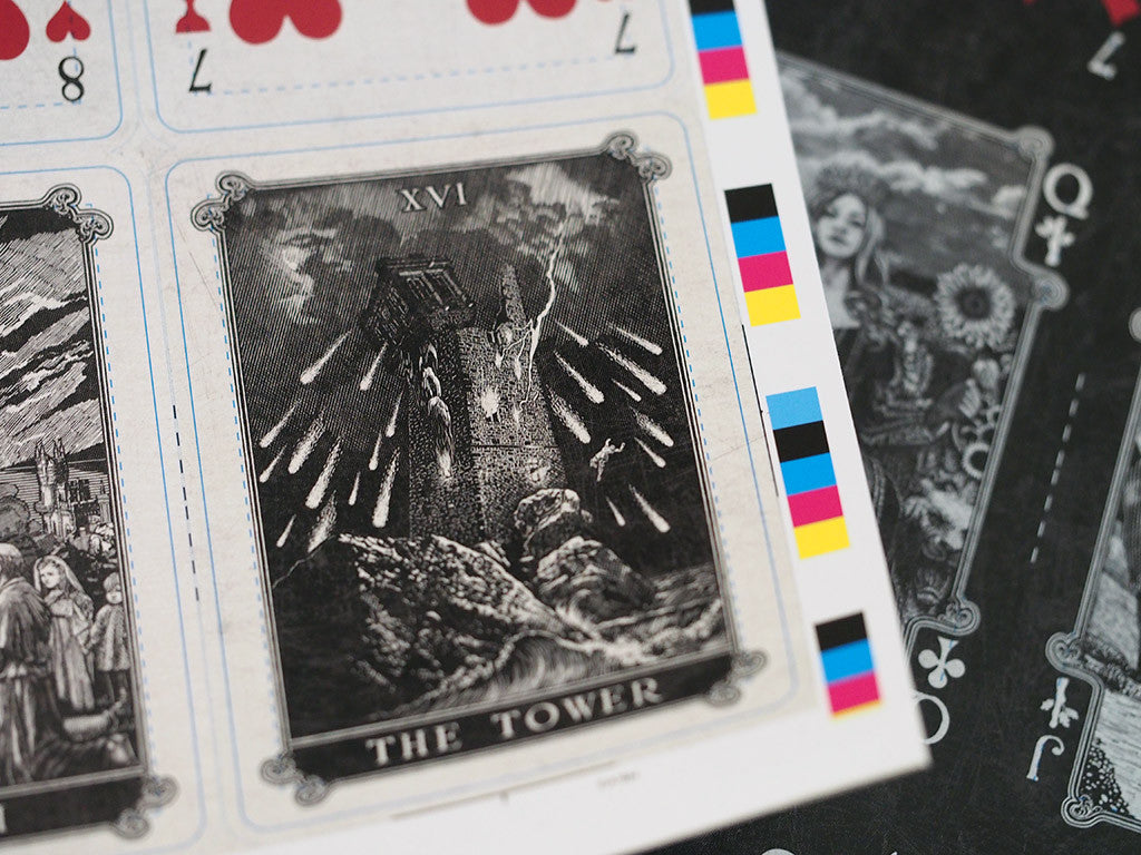 Arcana Tarot Playing Cards Uncut Sheet