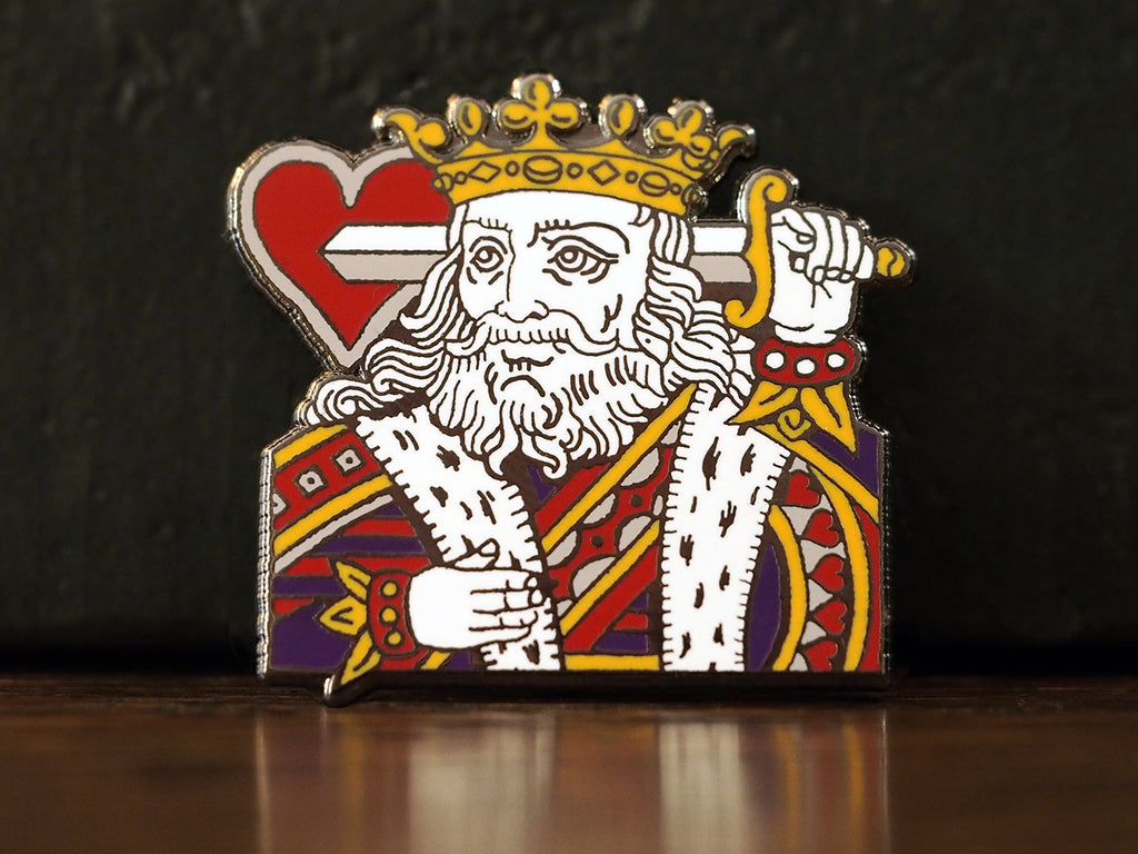 Suicide King Hard-Enameled Pin