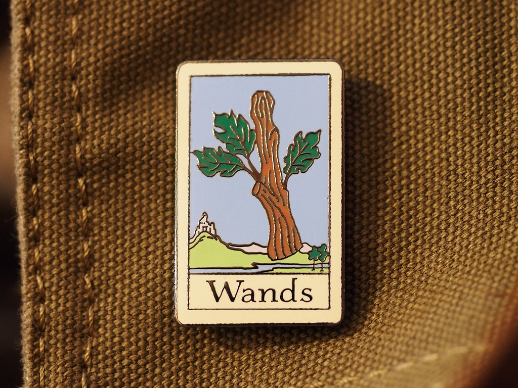 Tarot Wands Hard-Enameled Pin