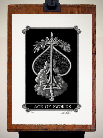 Print - Arcana Ace Of Swords