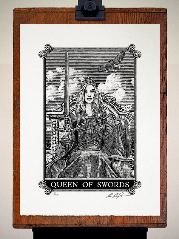 Print - Arcana Queen Of Swords