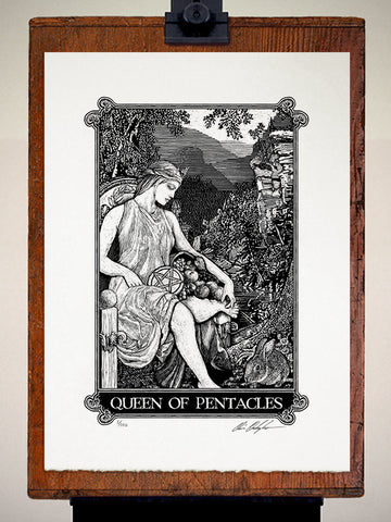 Print - Arcana Queen Of Pentacles