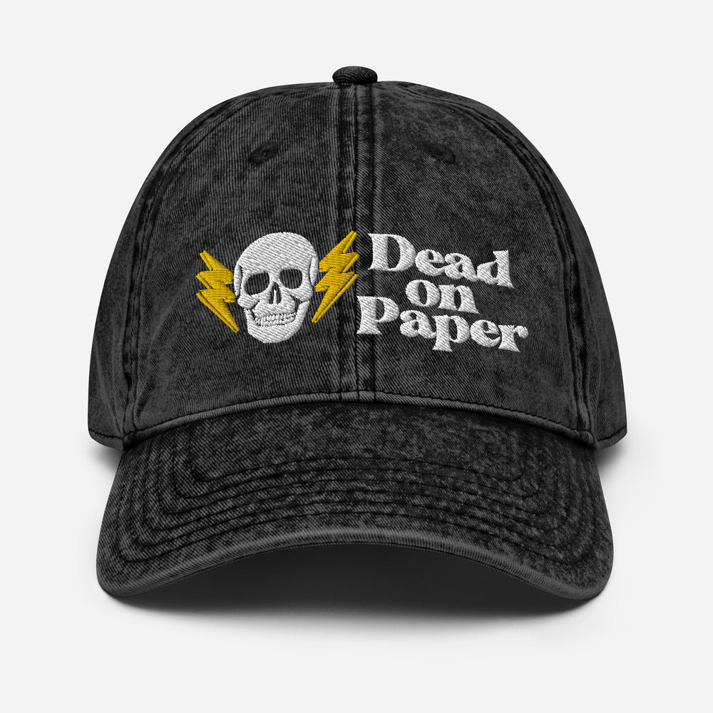 DOP Vintage Cotton Twill Cap – Dead On Paper